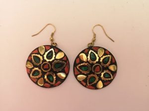 Boucles d'oreilles d'Inde
