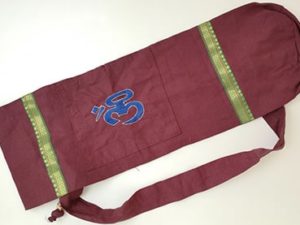 Sac tapis de yoga, bordeaux, gamme OM