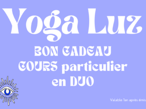 Bon cadeau cours individuel en duo