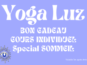 Bon cadeau cours individuel sommeil