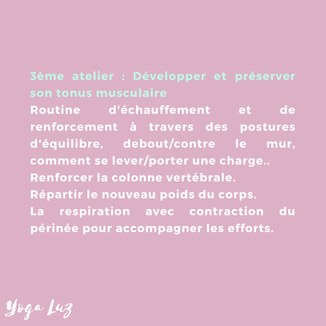3eme atelier prénatal