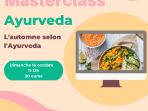 masterclass ayurveda automne