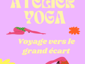 yoga voyage vers le grand écart